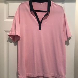 Pink and Navy lululemon Men’s Polo